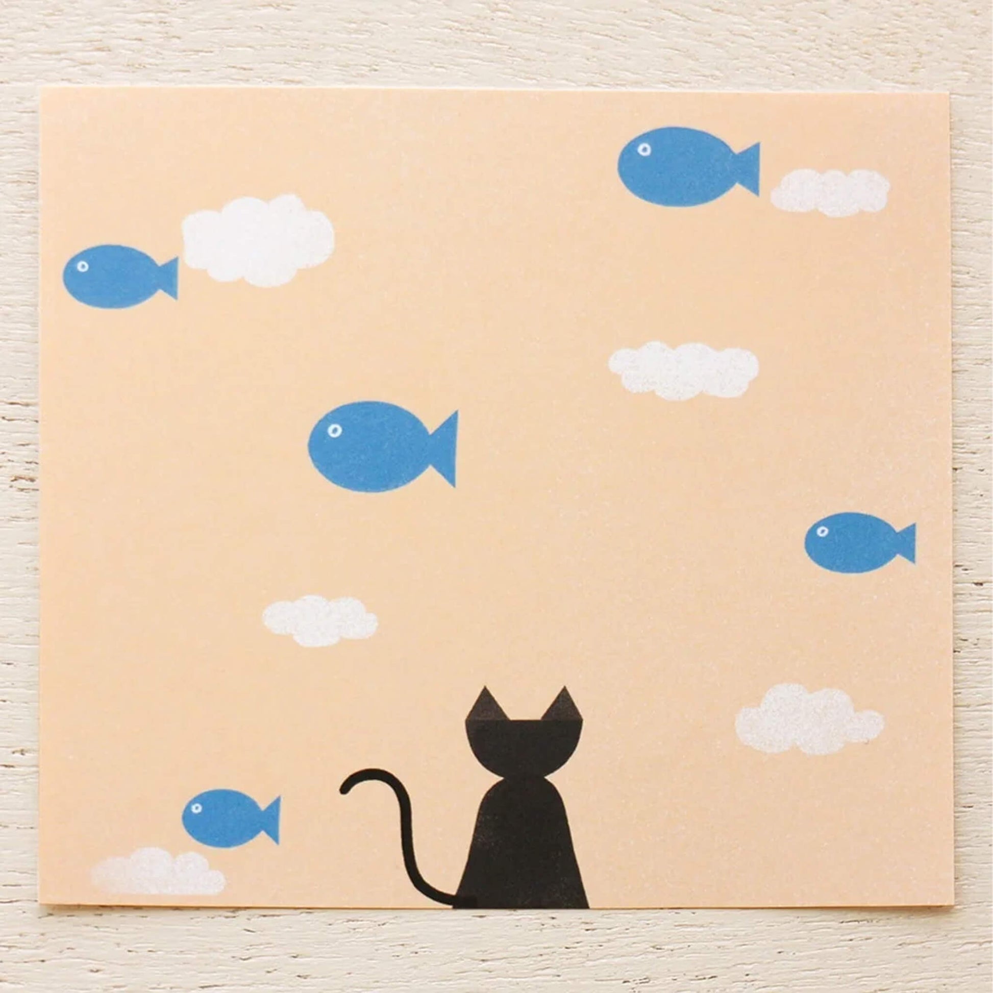 Cozyca Block Memo Pad - Neko to Sakana - Memo Pads