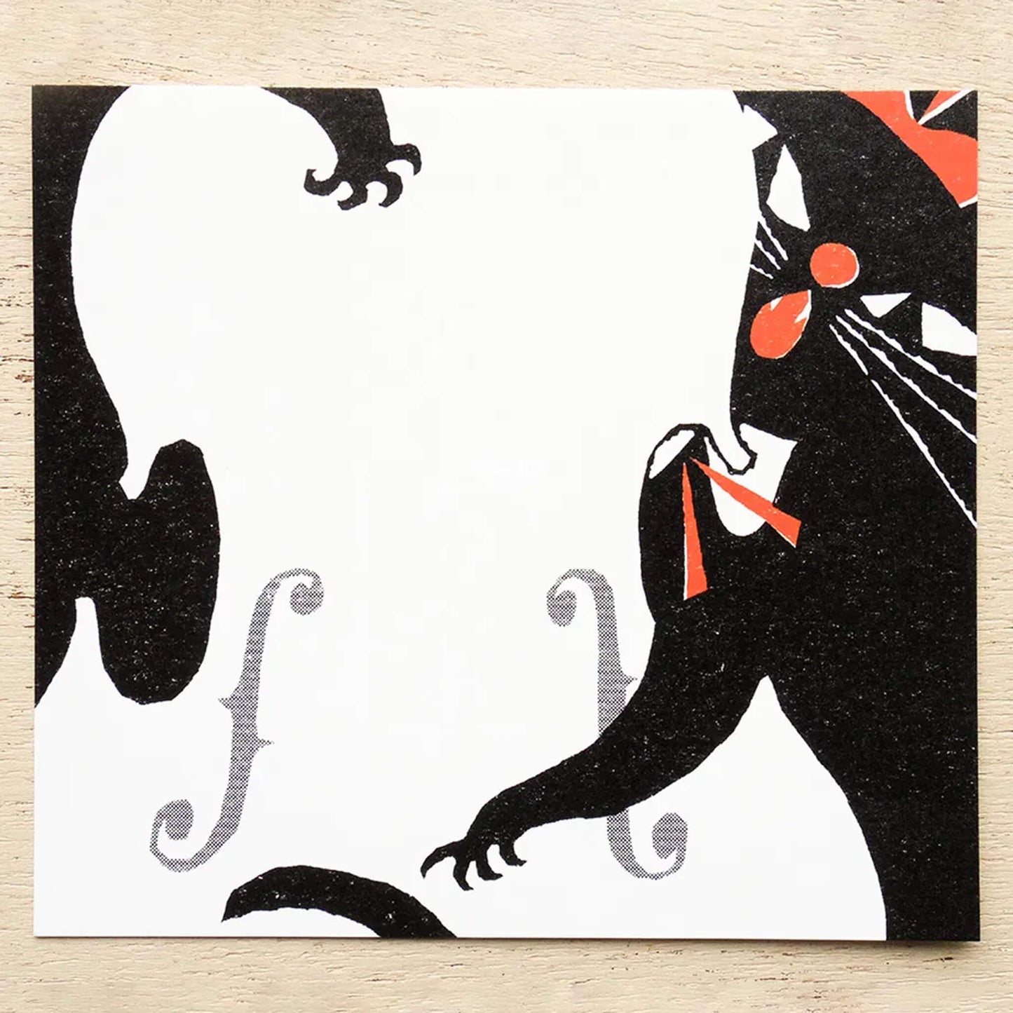 Cozyca Block Memo Pad - Robin the Black Cat - Memo Pads