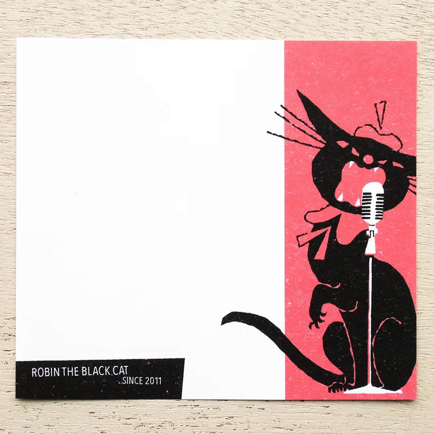 Cozyca Block Memo Pad - Robin the Black Cat - Memo Pads