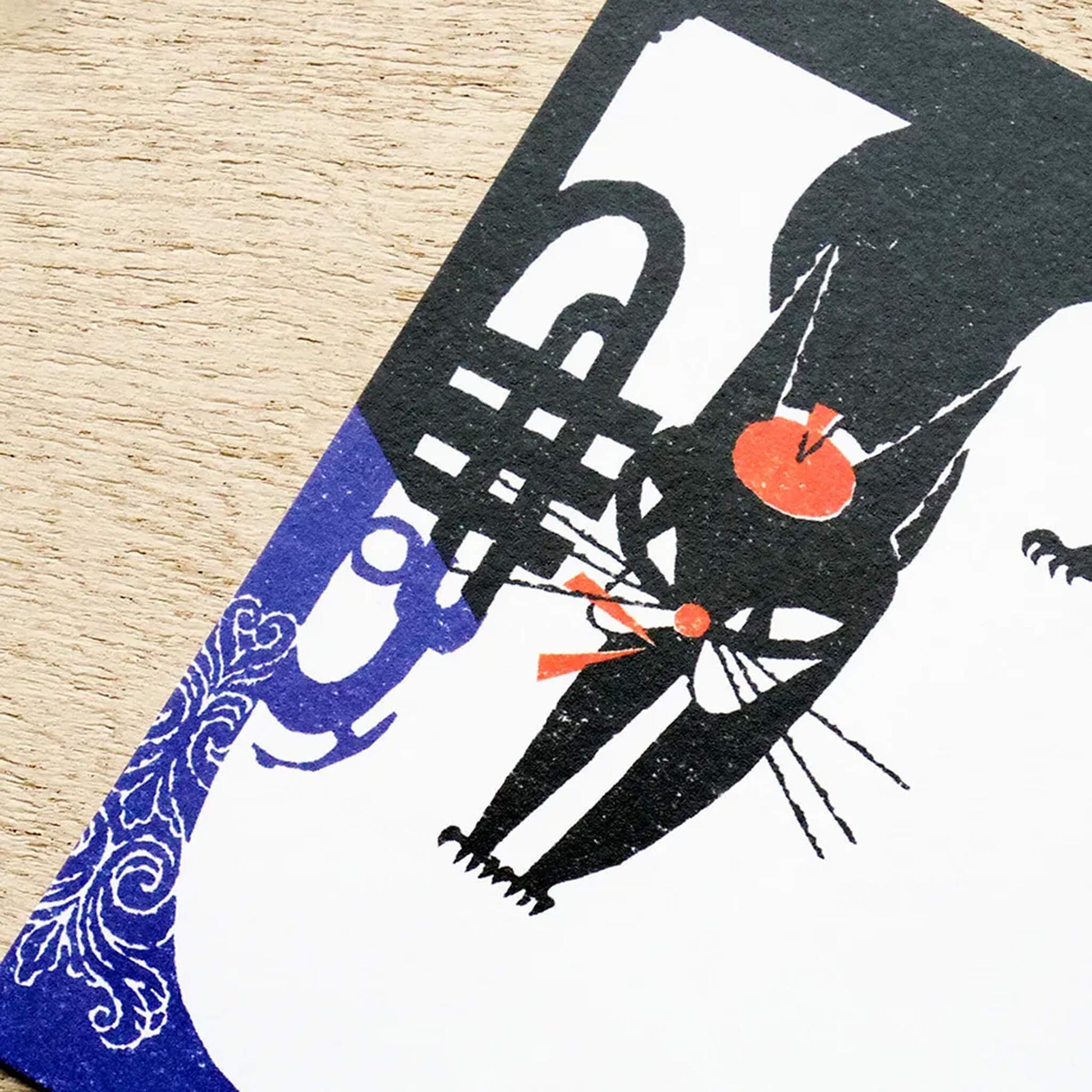 Cozyca Block Memo Pad - Robin the Black Cat - Memo Pads