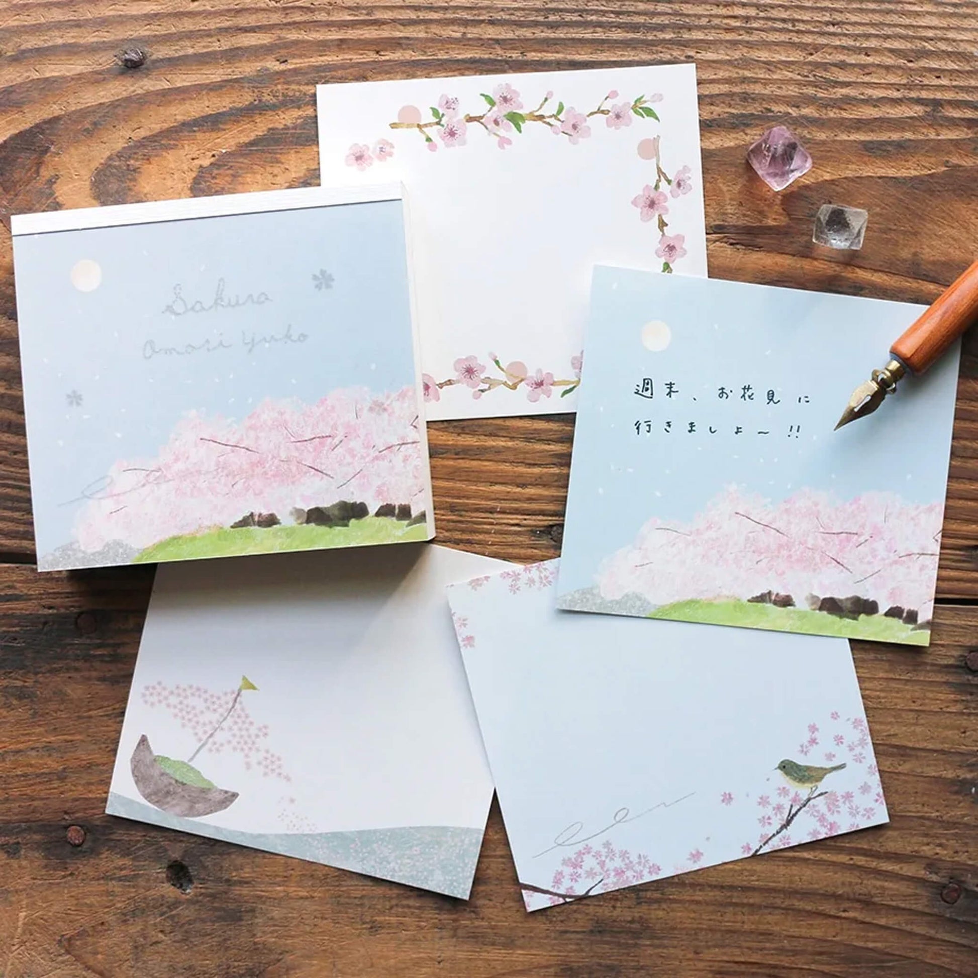 Cozyca Block Memo Pad - Sakura - Memo Pads