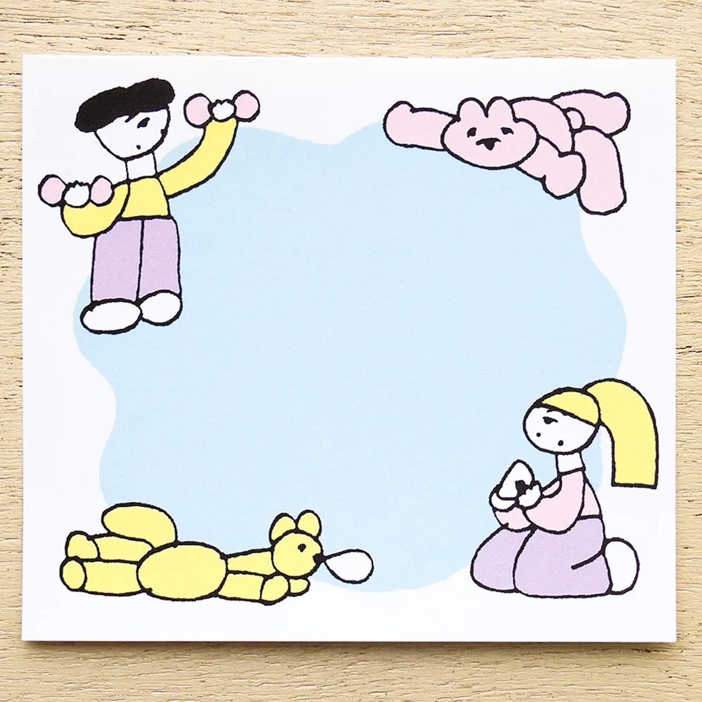 Cozyca Block Memo Pad - Sleepy - Memo Pads