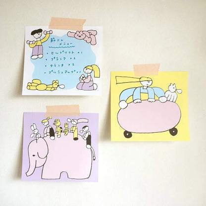 Cozyca Block Memo Pad - Sleepy - Memo Pads