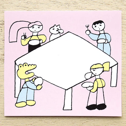 Cozyca Block Memo Pad - Sleepy - Memo Pads