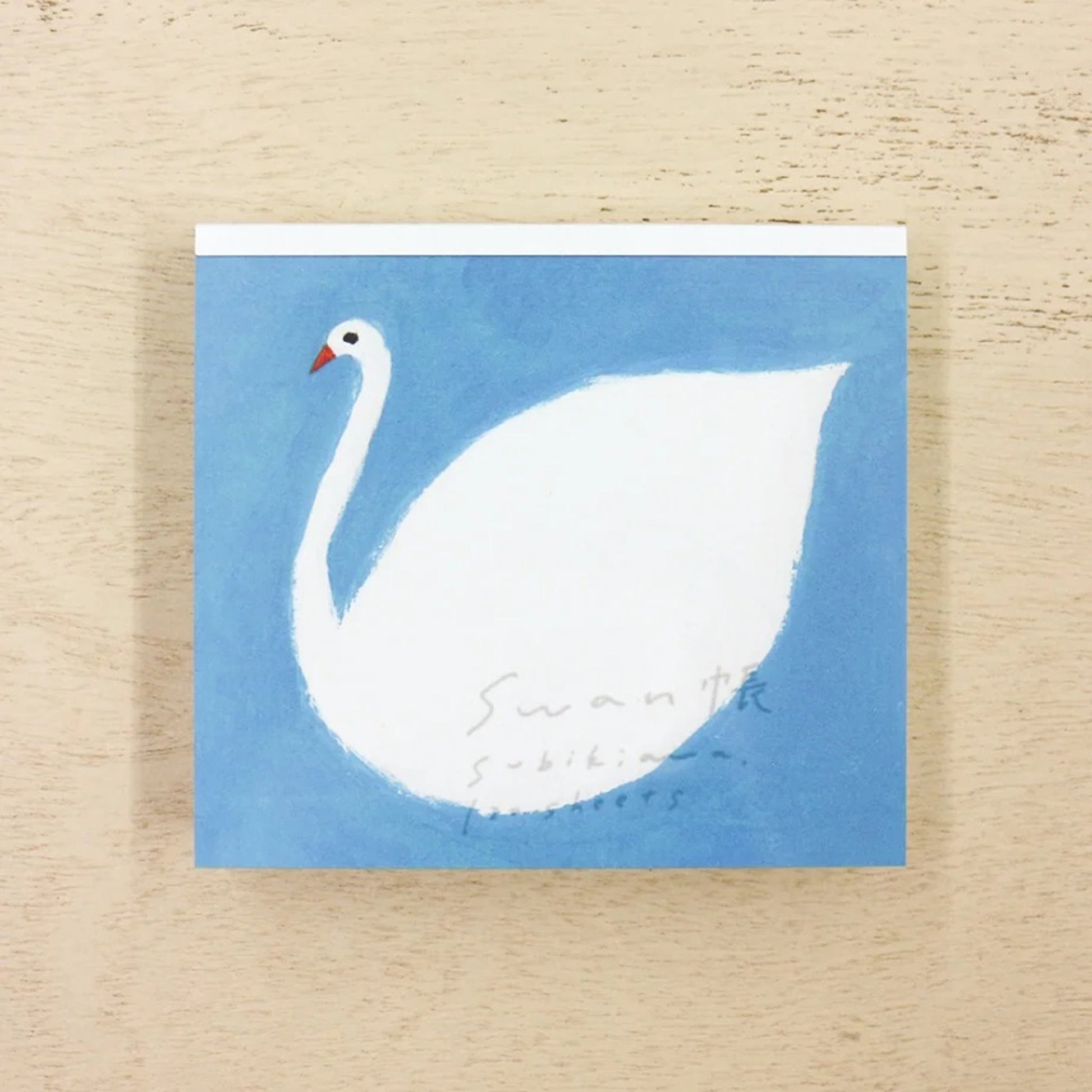 Cozyca Block Memo Pad - Swan Book - Memo Pads