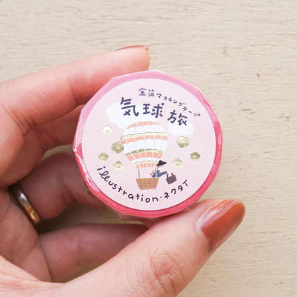 Cozyca Foil Washi Tape - Balloon Journey - Washi Tapes