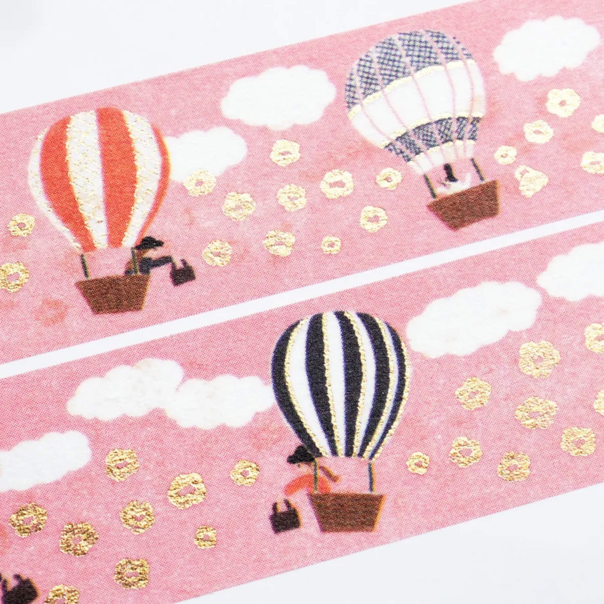 Cozyca Foil Washi Tape - Balloon Journey - Washi Tapes