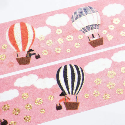 Cozyca Foil Washi Tape - Balloon Journey - Washi Tapes