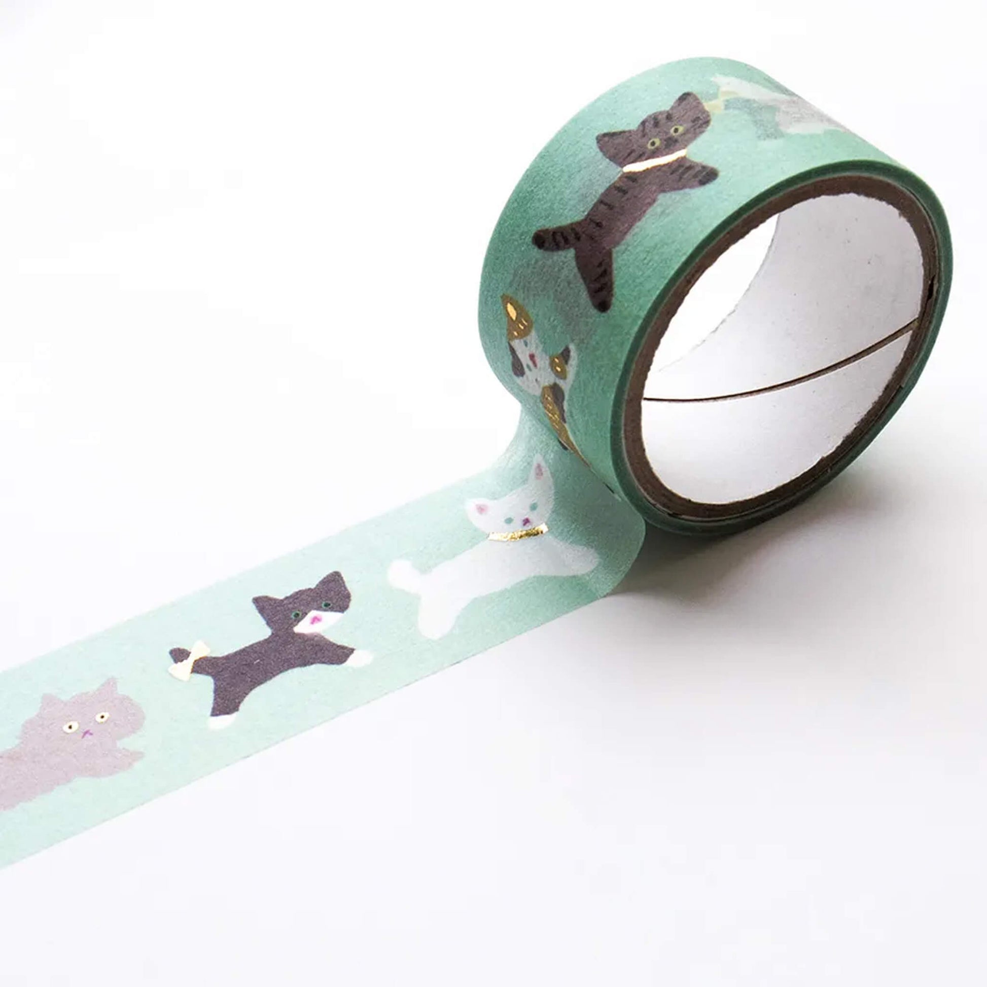 Cozyca Foil Washi Tape - Cat Walk - Washi Tapes