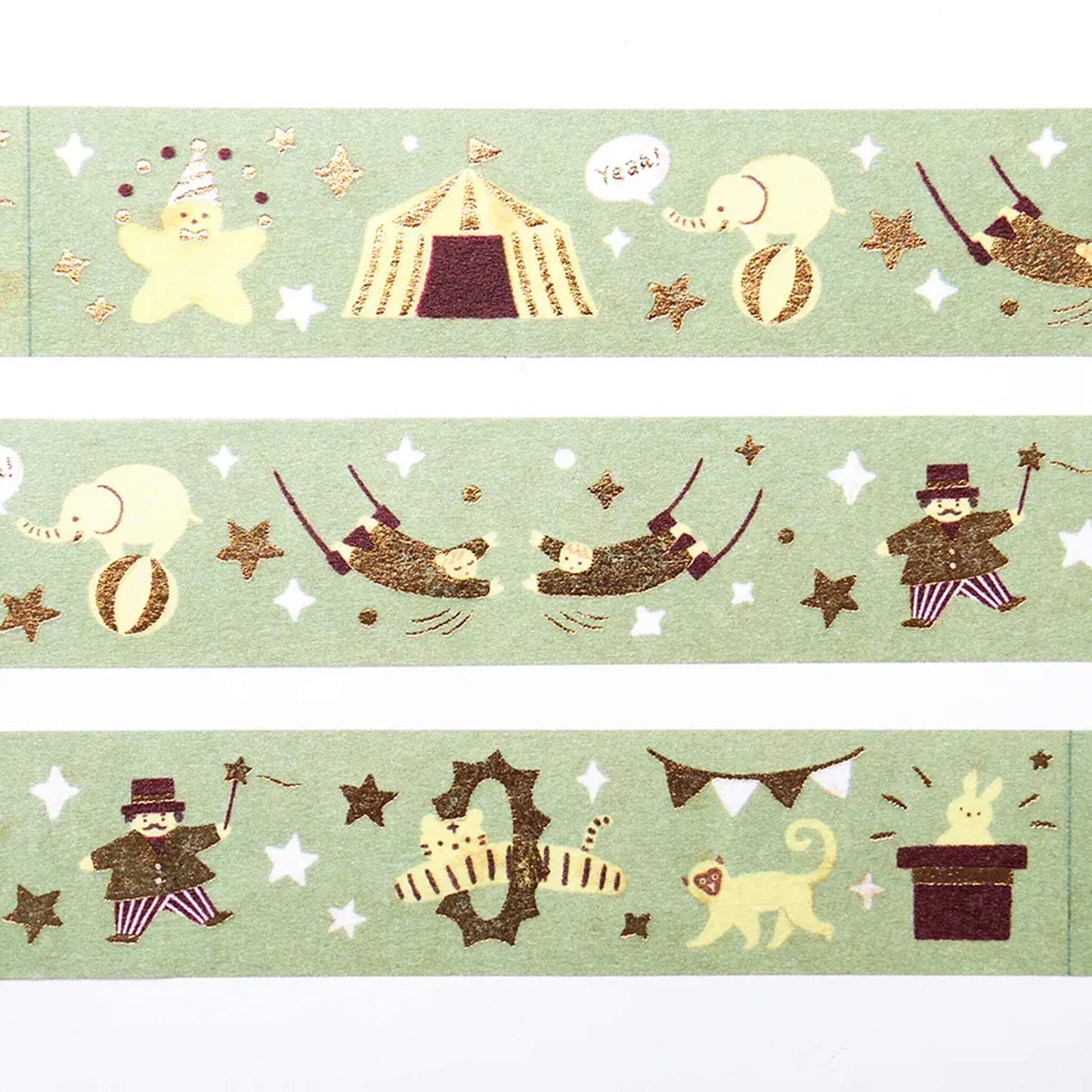 Cozyca Foil Washi Tape - Circus - Washi Tapes