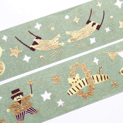 Cozyca Foil Washi Tape - Circus - Washi Tapes