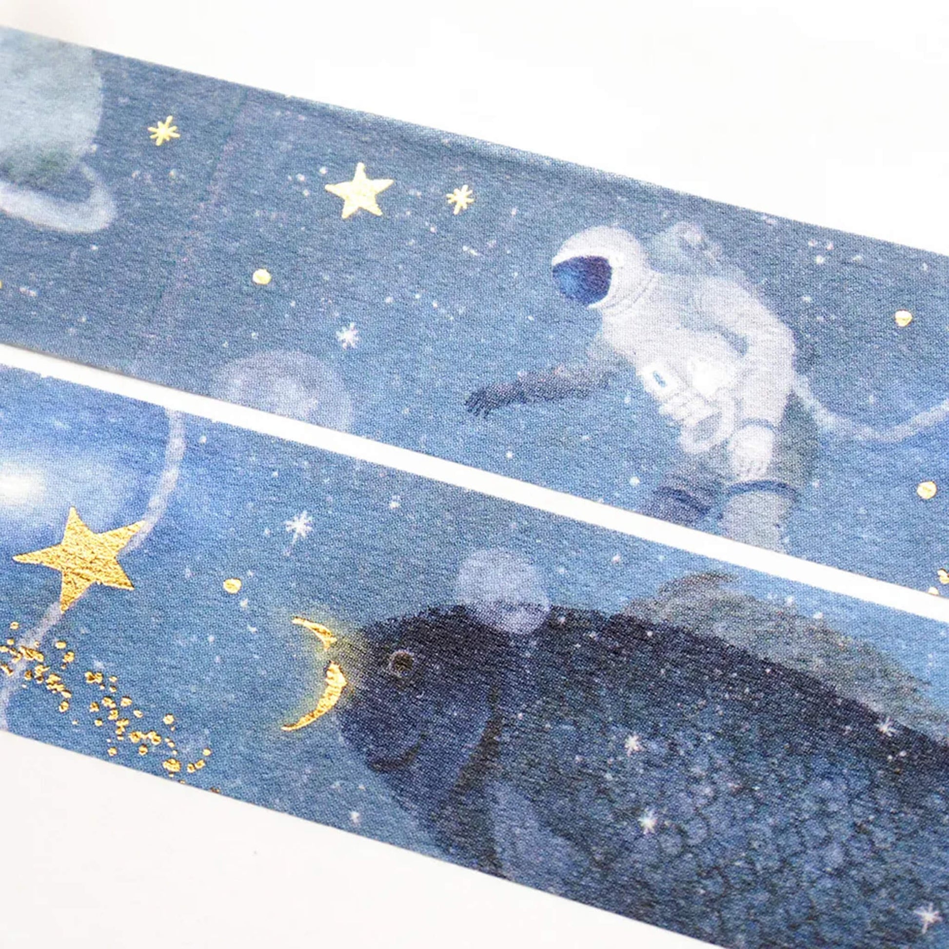 Cozyca Foil Washi Tape - Deep Blue - Washi Tapes
