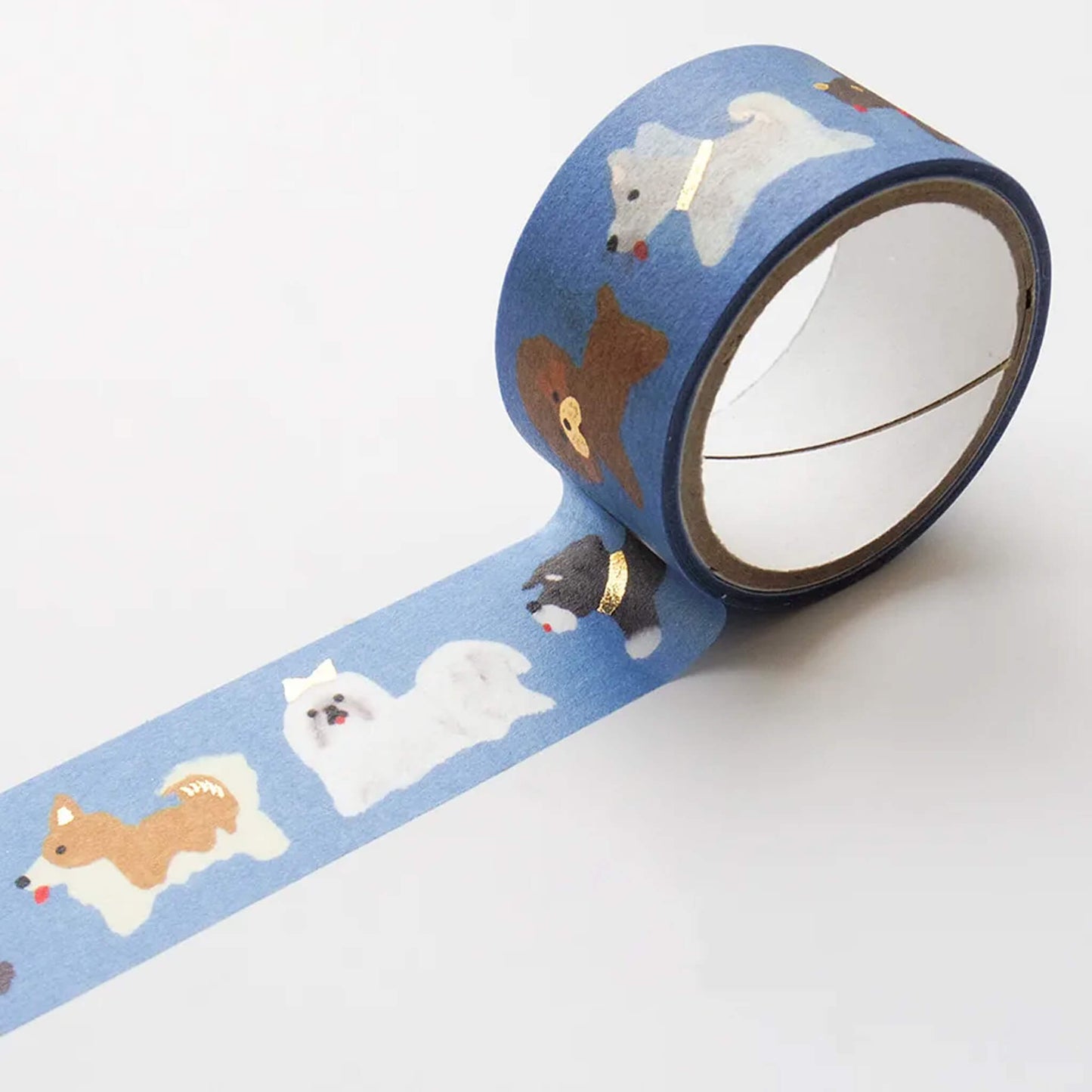 Cozyca Foil Washi Tape - Doggie Parade - Washi Tapes