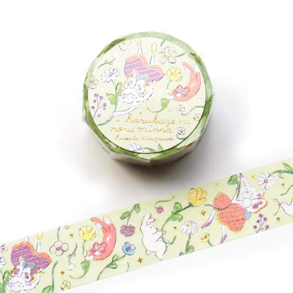 Cozyca Foil Washi Tape - Everyone Carrying Fruit - Washi Tapes