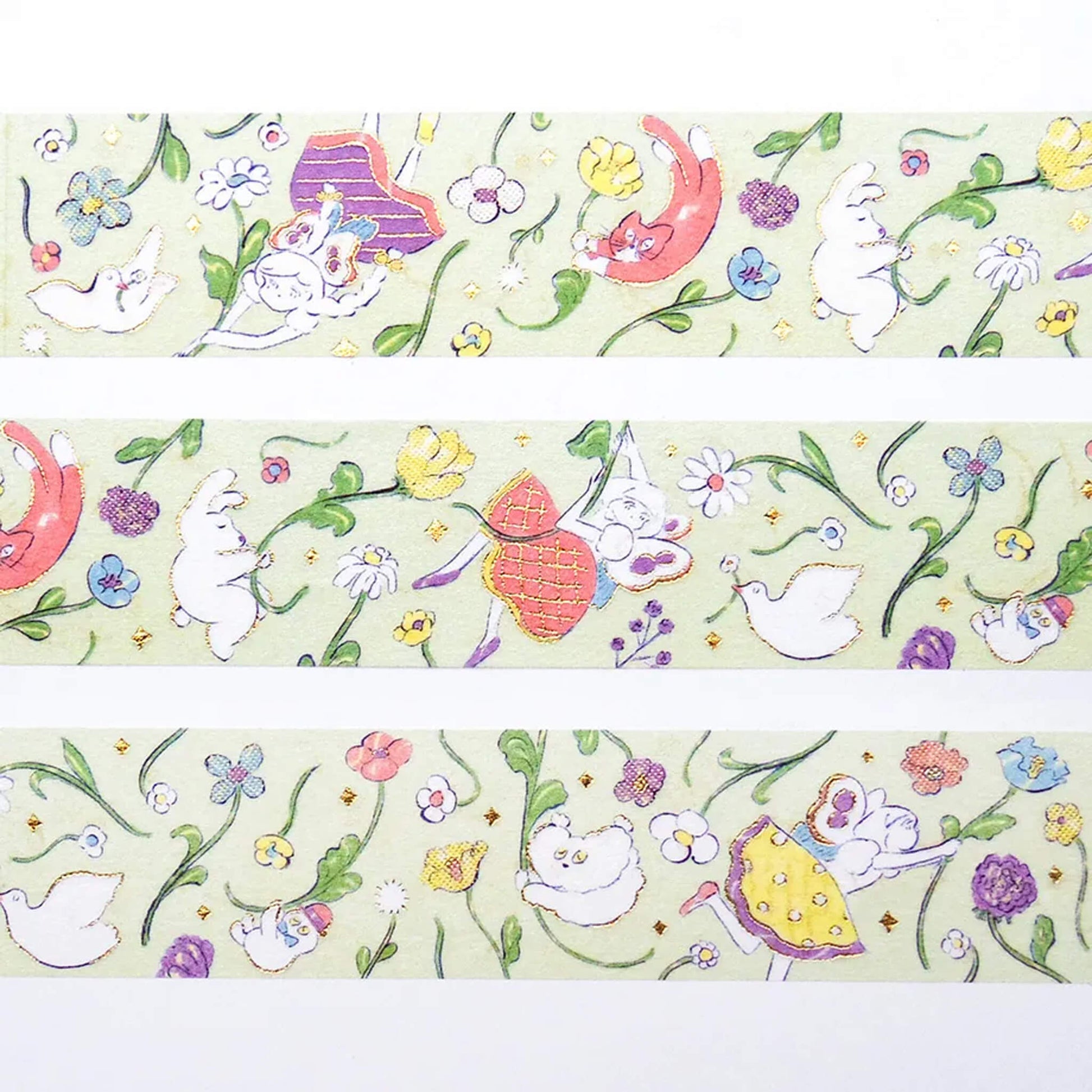 Cozyca Foil Washi Tape - Everyone Carrying Fruit - Washi Tapes