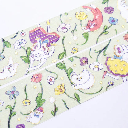 Cozyca Foil Washi Tape - Everyone Carrying Fruit - Washi Tapes