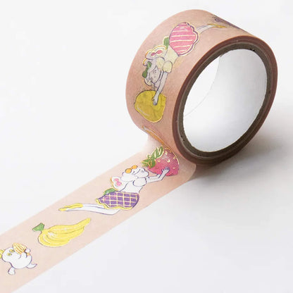 Cozyca Foil Washi Tape - Everyone Riding the Spring Breeze - Washi Tapes