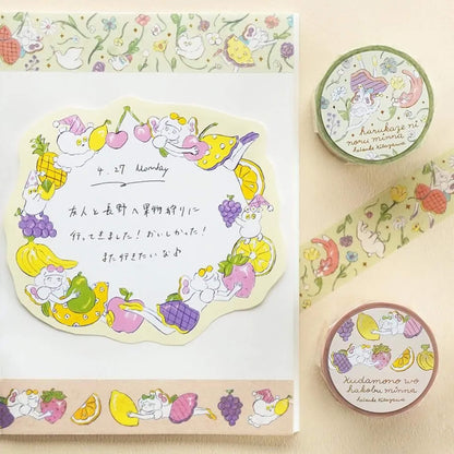 Cozyca Foil Washi Tape - Everyone Riding the Spring Breeze - Washi Tapes