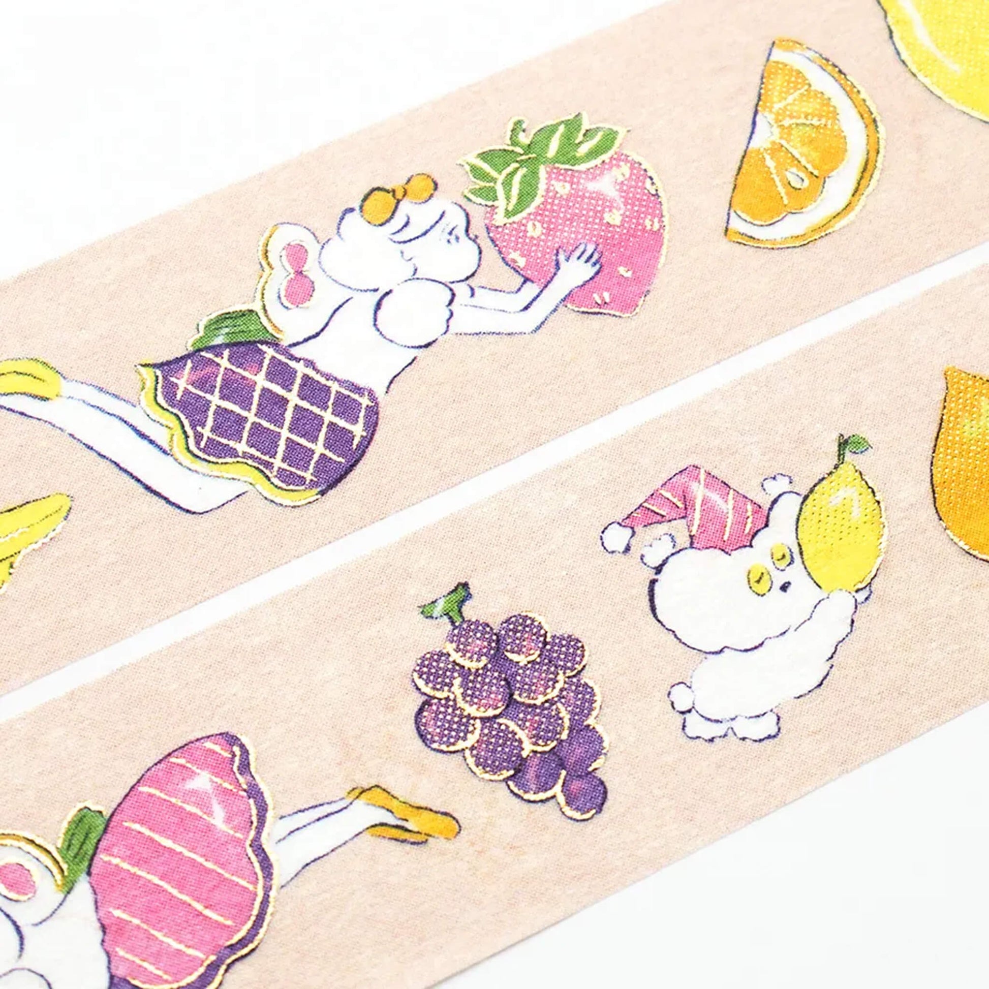 Cozyca Foil Washi Tape - Everyone Riding the Spring Breeze - Washi Tapes