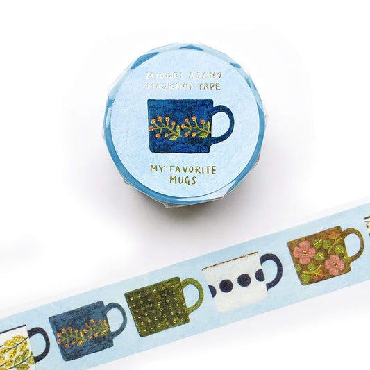 Cozyca Foil Washi Tape - My Favorite Mugs - Washi Tapes