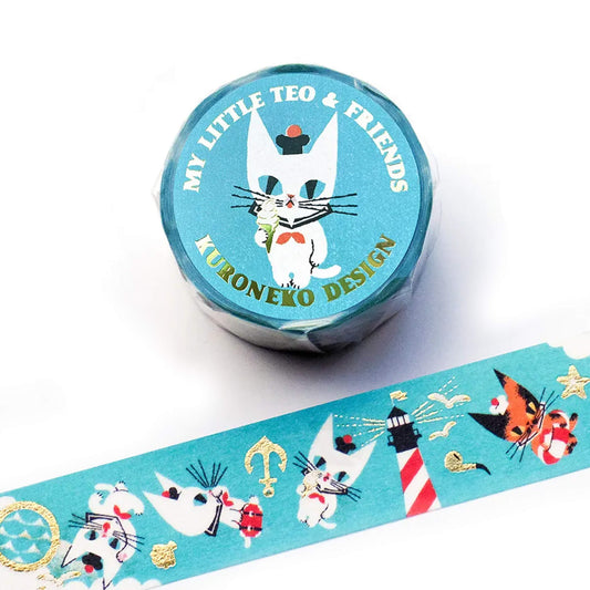 Cozyca Foil Washi Tape - My Little Teo & Friends - Washi Tapes