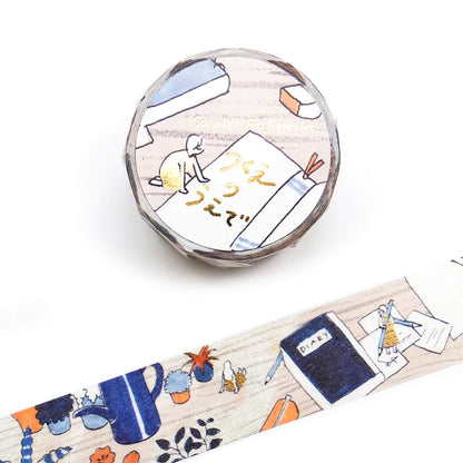 Cozyca Foil Washi Tape - On the Desk - Washi Tapes