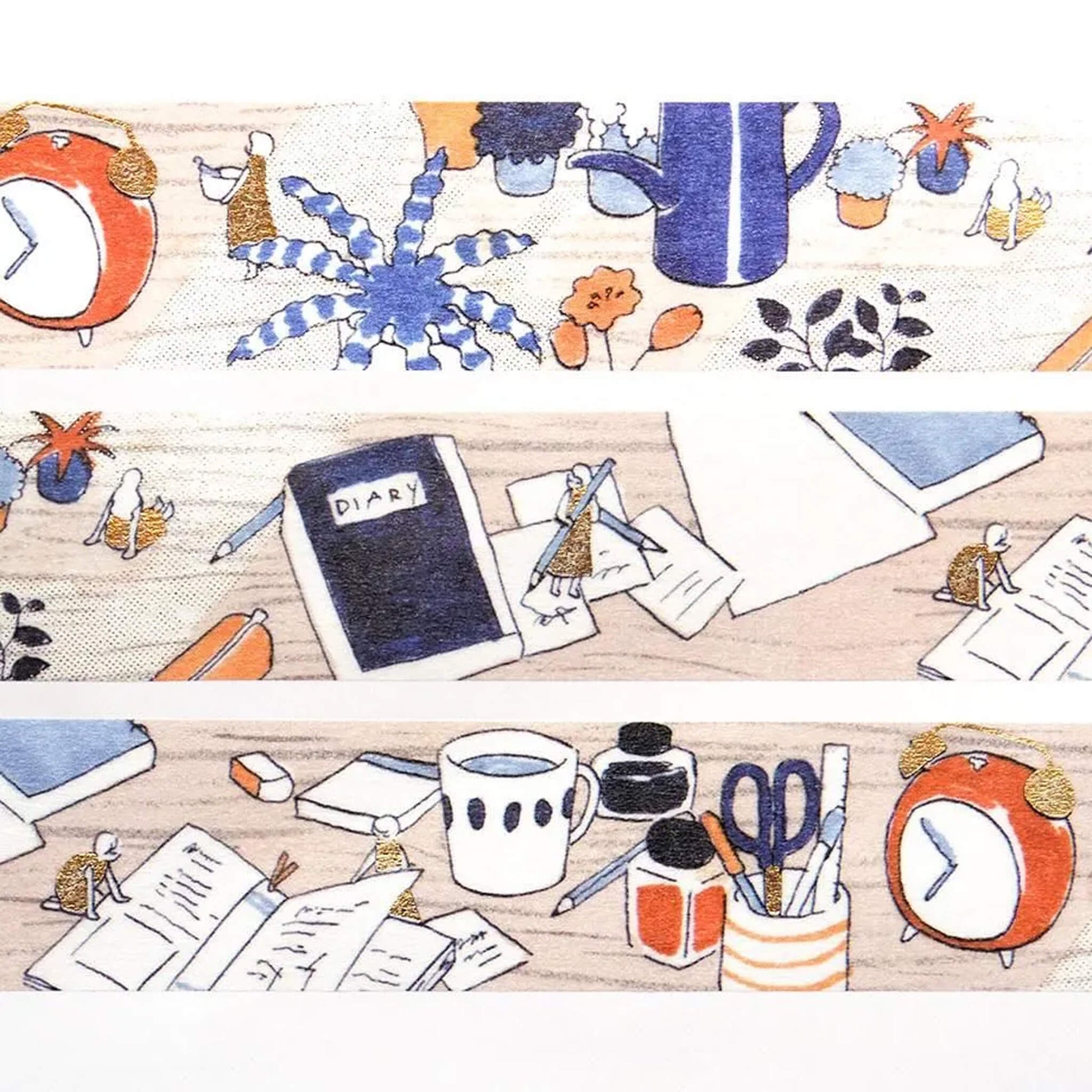 Cozyca Foil Washi Tape - On the Desk - Washi Tapes