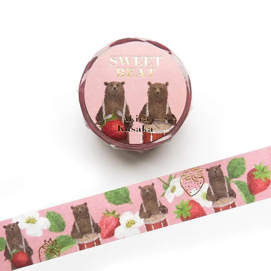 Cozyca Foil Washi Tape - Sweet Bear - Washi Tapes
