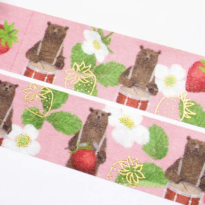 Cozyca Foil Washi Tape - Sweet Bear - Washi Tapes