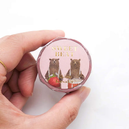 Cozyca Foil Washi Tape - Sweet Bear - Washi Tapes