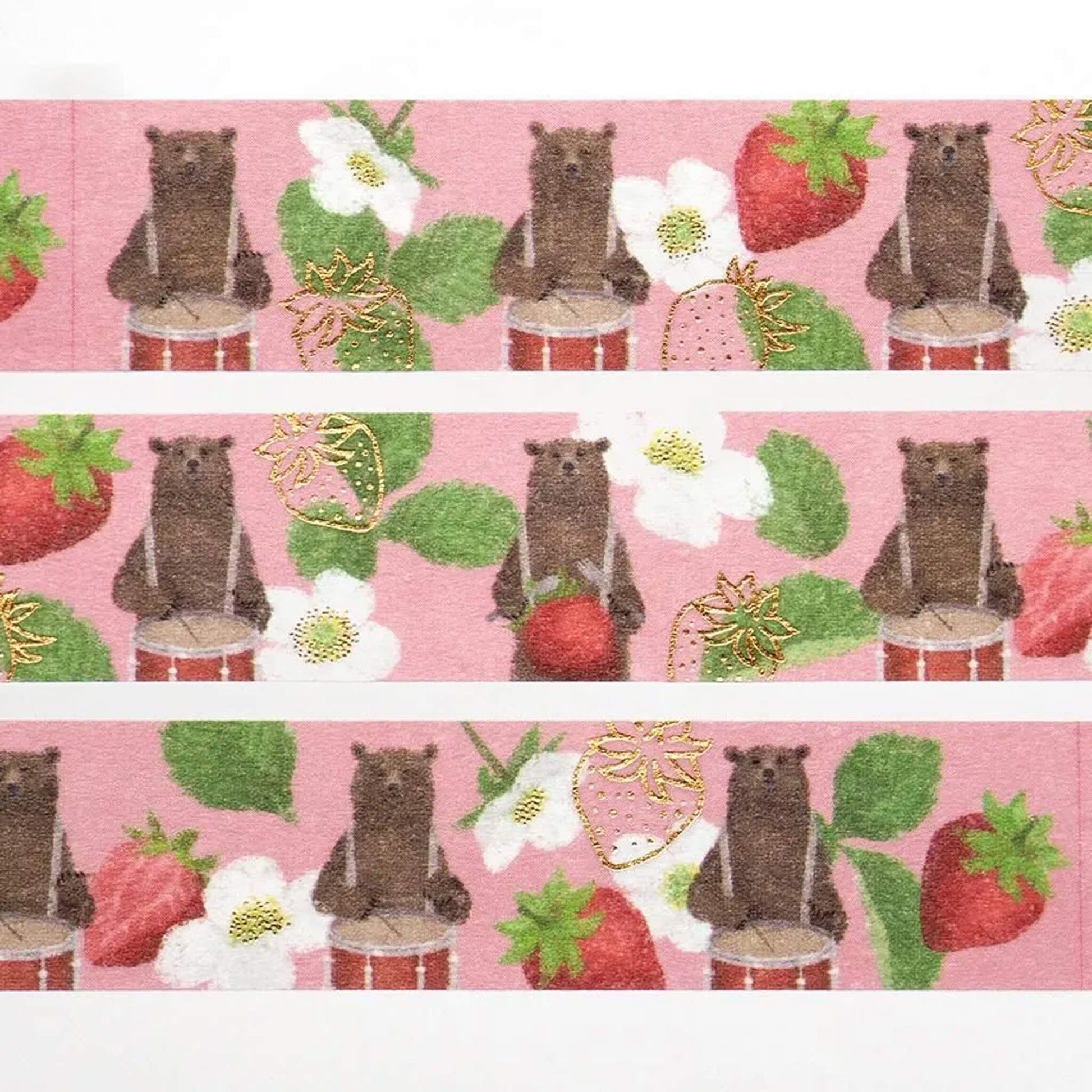 Cozyca Foil Washi Tape - Sweet Bear - Washi Tapes