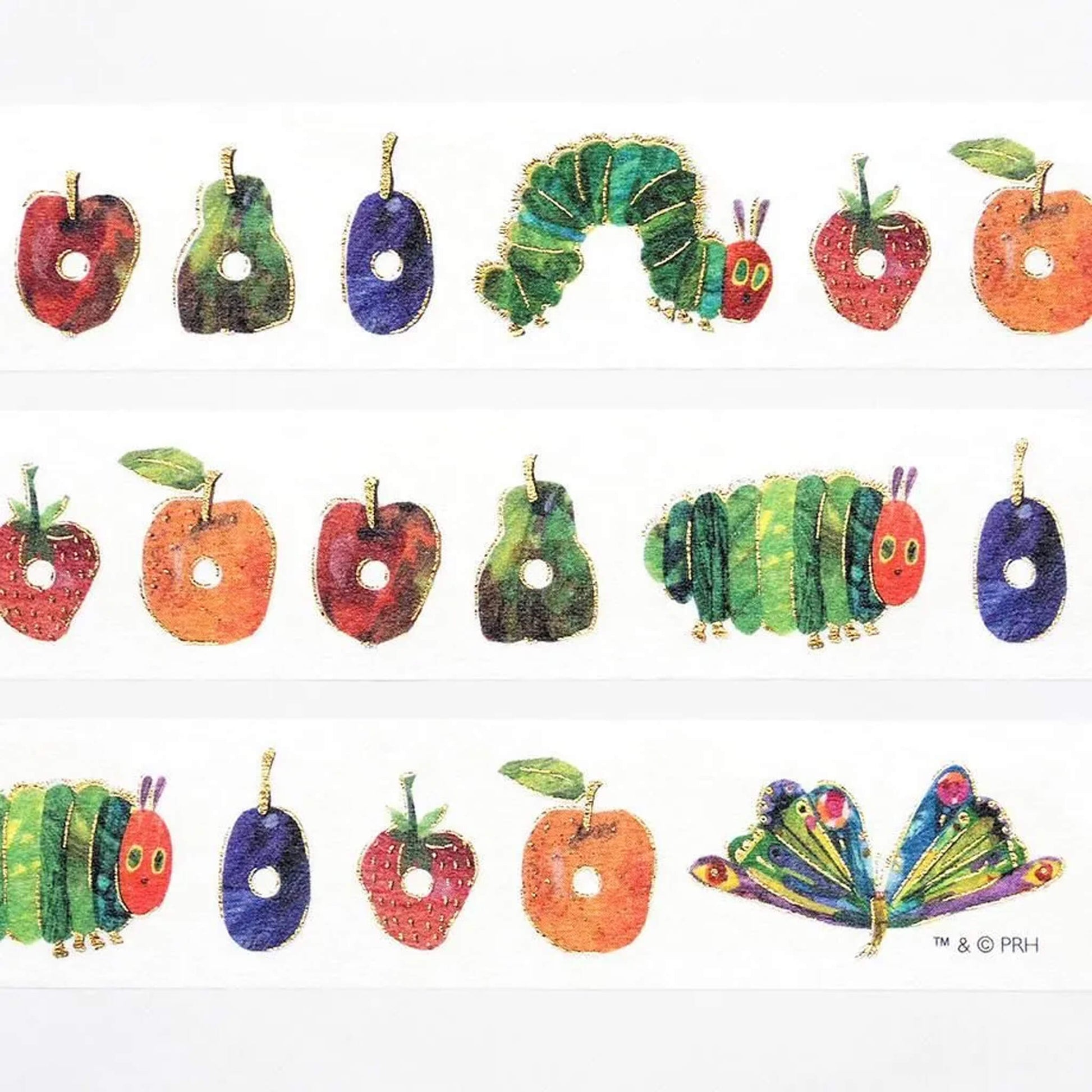 Cozyca Foil Washi Tape - The Very Hungry Caterpillar - Washi Tapes