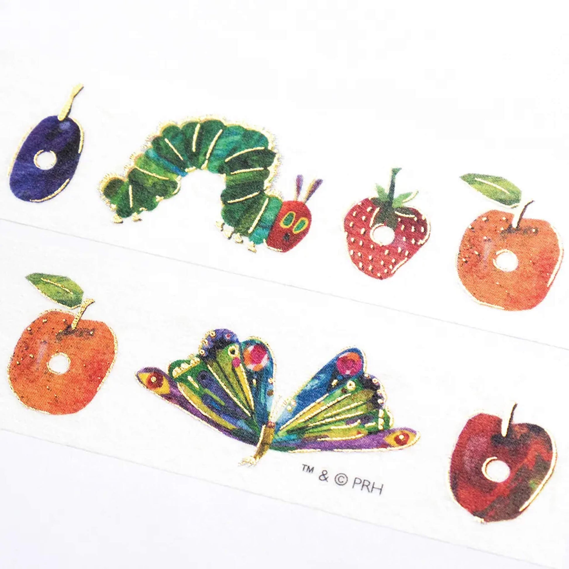 Cozyca Foil Washi Tape - The Very Hungry Caterpillar - Washi Tapes