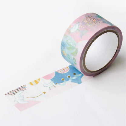 Cozyca Foil Washi Tape - TORI no OTOSHIMONO - Washi Tapes