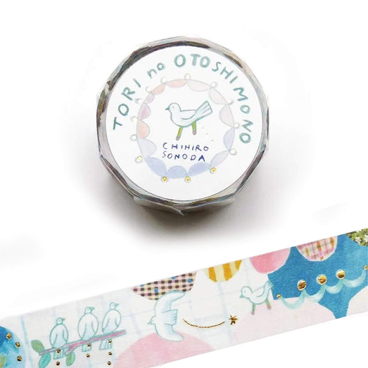 Cozyca Foil Washi Tape - TORI no OTOSHIMONO - Washi Tapes