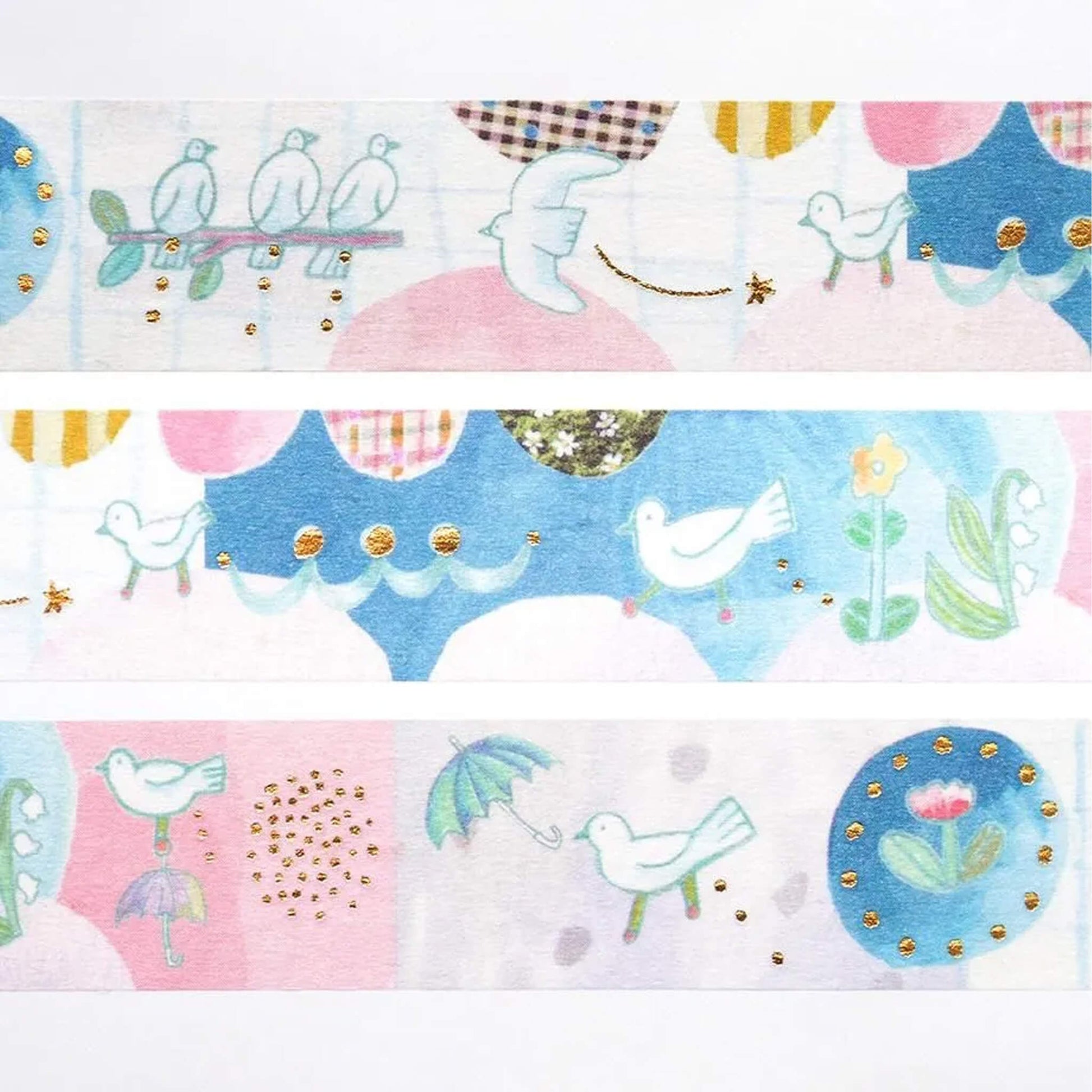 Cozyca Foil Washi Tape - TORI no OTOSHIMONO - Washi Tapes