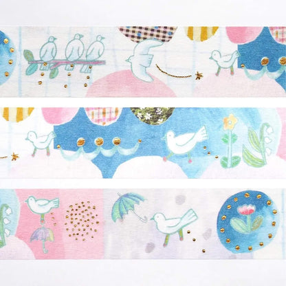 Cozyca Foil Washi Tape - TORI no OTOSHIMONO - Washi Tapes