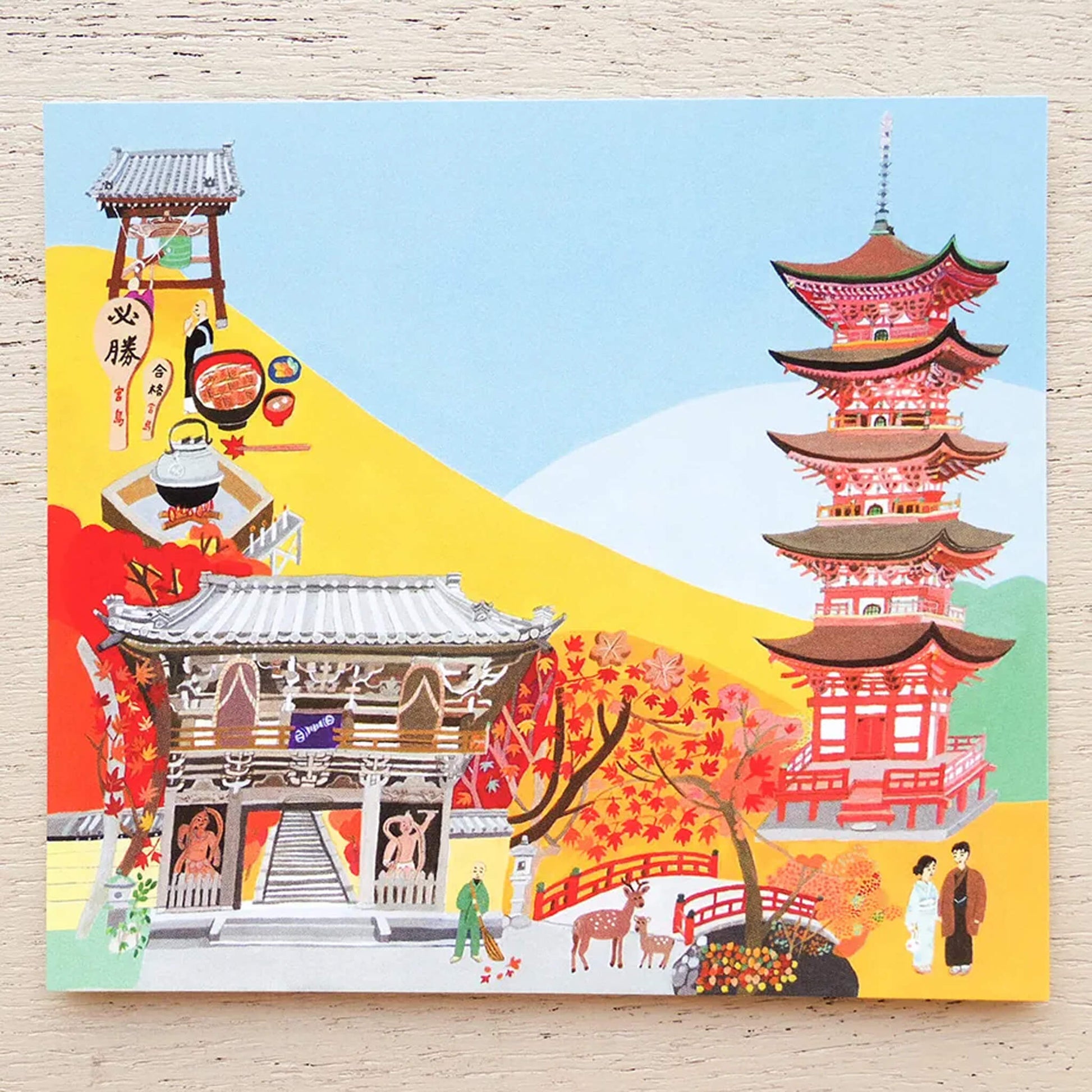 Cozyca Hyogensha Block Memo Pad - Hiroshima & Miyajima - Memo Pads