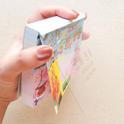 Cozyca Hyogensha Block Memo Pad - Hiroshima & Miyajima - Memo Pads