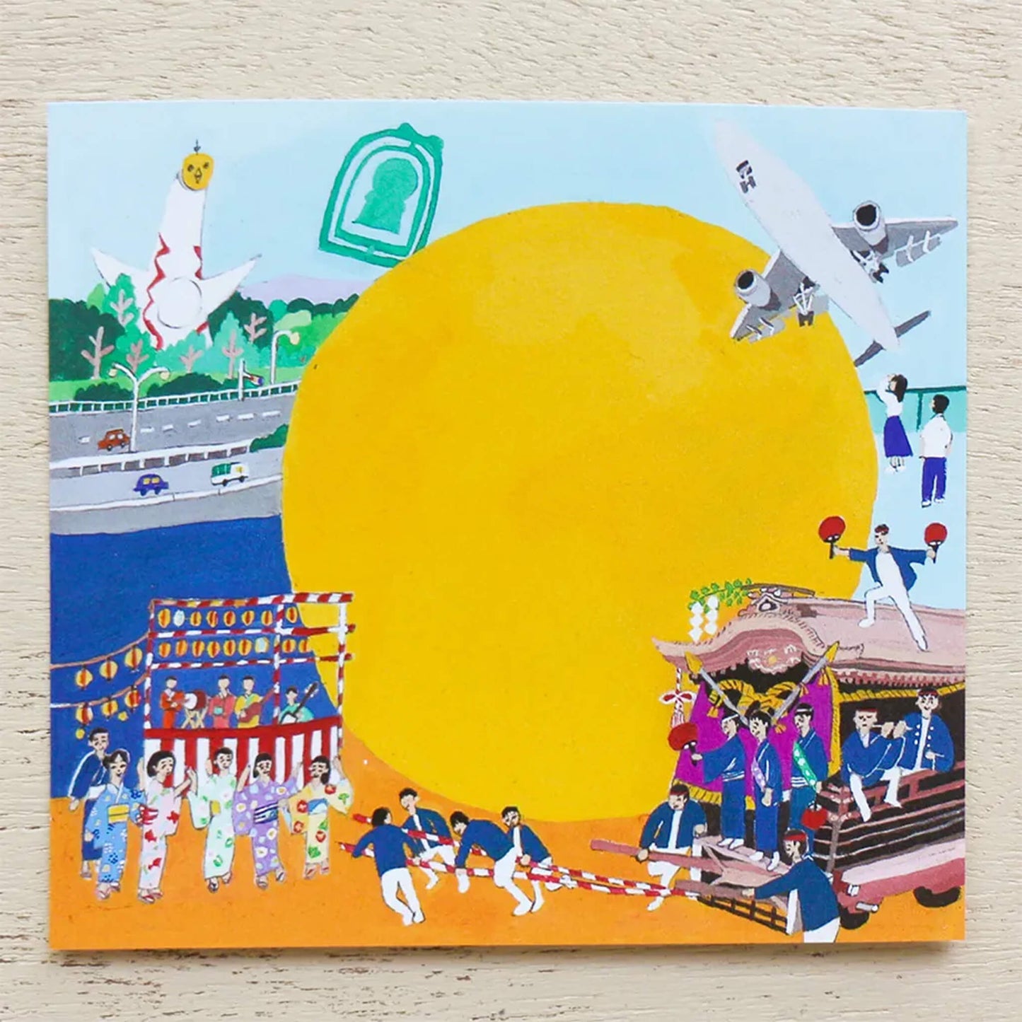 Cozyca Hyogensha Block Memo Pad - Ōsaka - Memo Pads