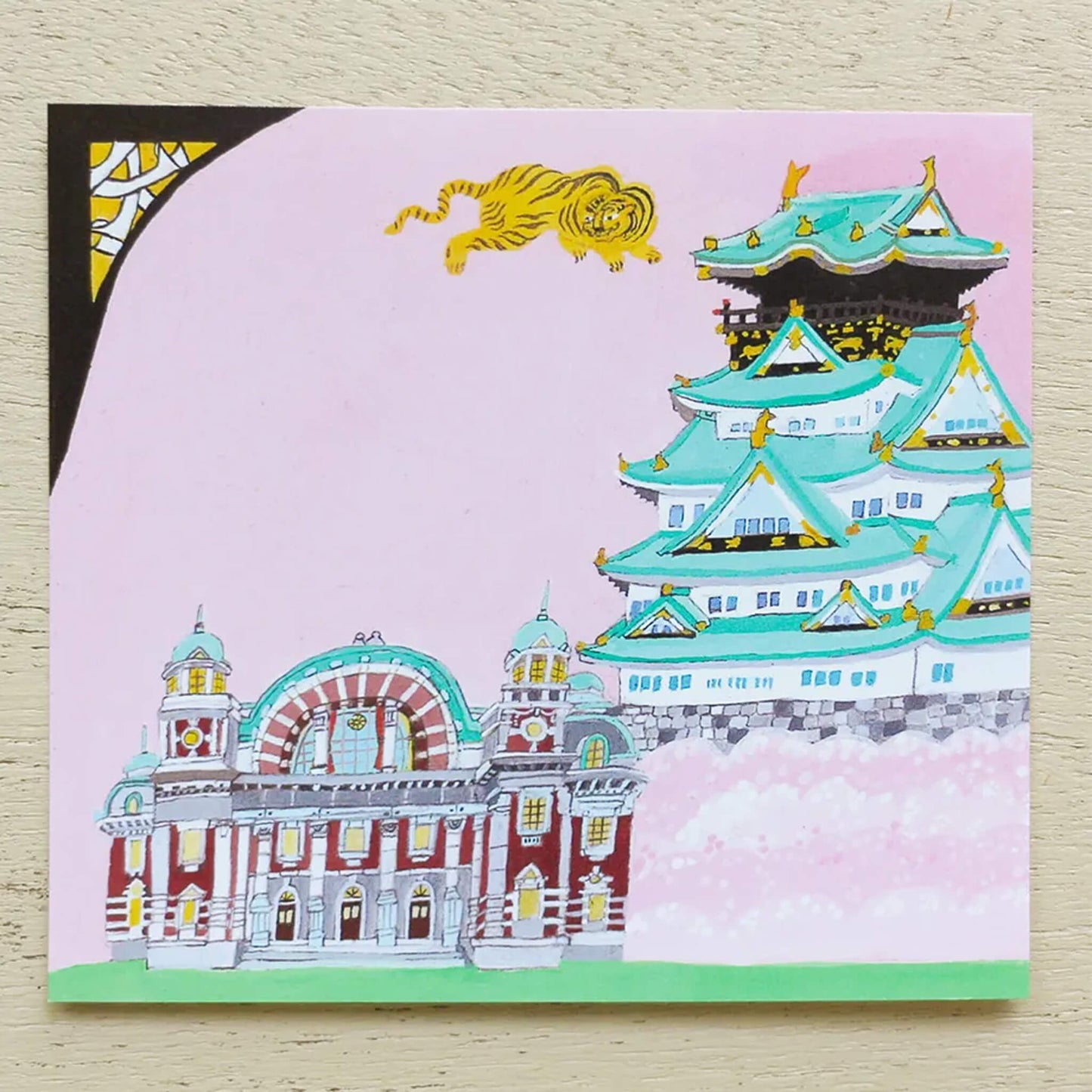 Cozyca Hyogensha Block Memo Pad - Ōsaka - Memo Pads