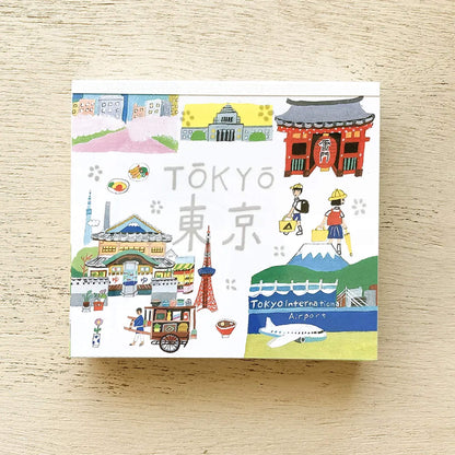 Cozyca Hyogensha Block Memo Pad - Tokyo - Memo Pads
