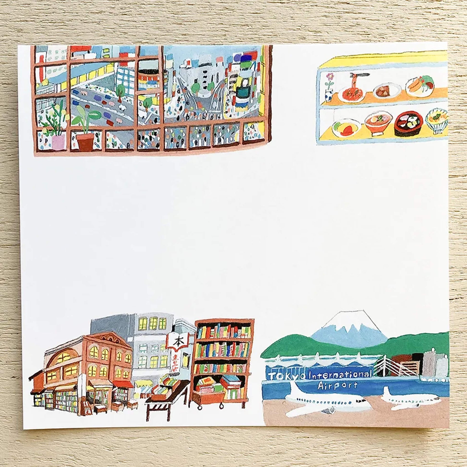 Cozyca Hyogensha Block Memo Pad - Tokyo - Memo Pads