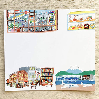 Cozyca Hyogensha Block Memo Pad - Tokyo - Memo Pads