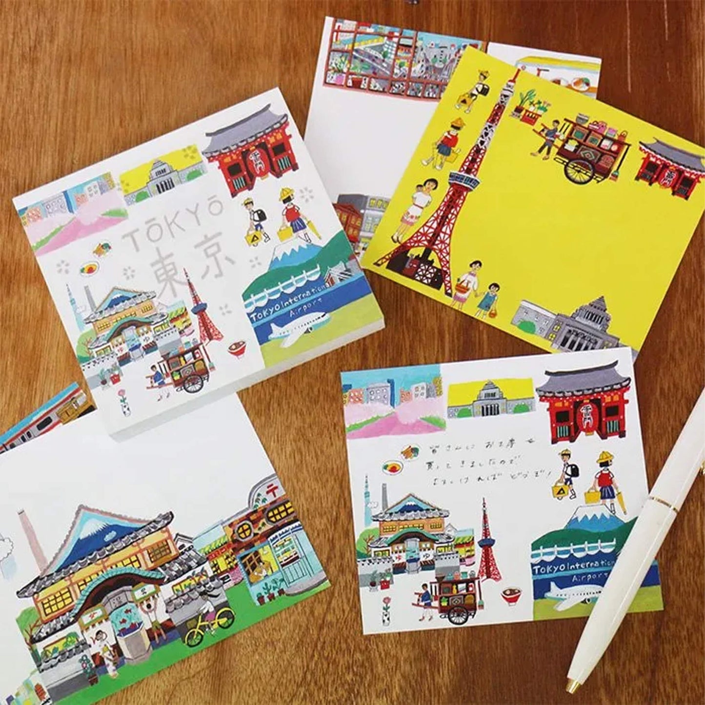 Cozyca Hyogensha Block Memo Pad - Tokyo - Memo Pads