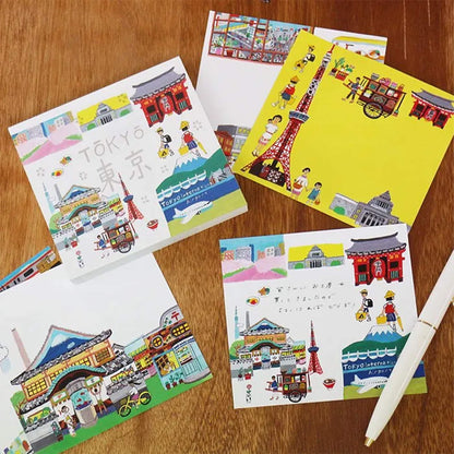 Cozyca Hyogensha Block Memo Pad - Tokyo - Memo Pads