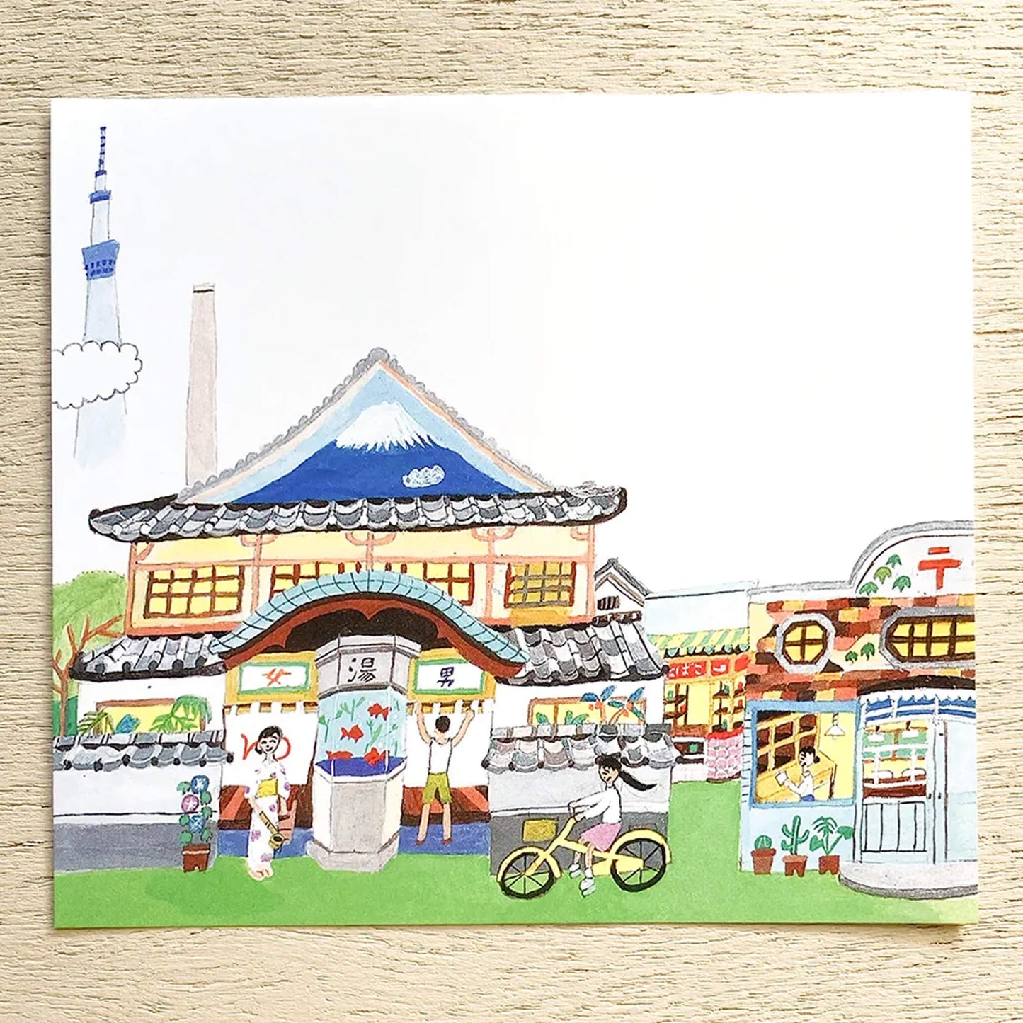 Cozyca Hyogensha Block Memo Pad - Tokyo - Memo Pads
