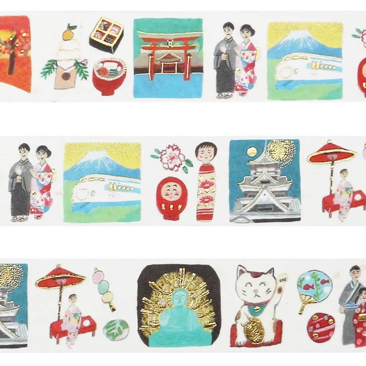 Cozyca Hyogensha Foil Washi Tape - Japan - Washi Tapes