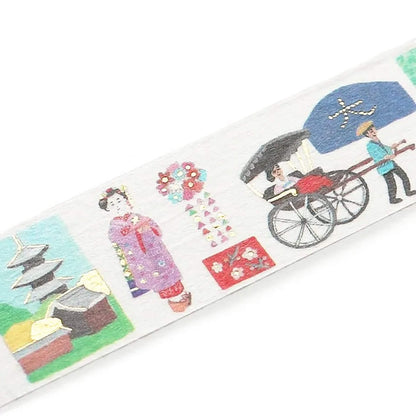 Cozyca Hyogensha Foil Washi Tape - Kyoto - Washi Tapes
