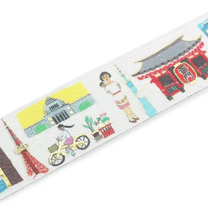 Cozyca Hyogensha Foil Washi Tape - Tokyo - Washi Tapes